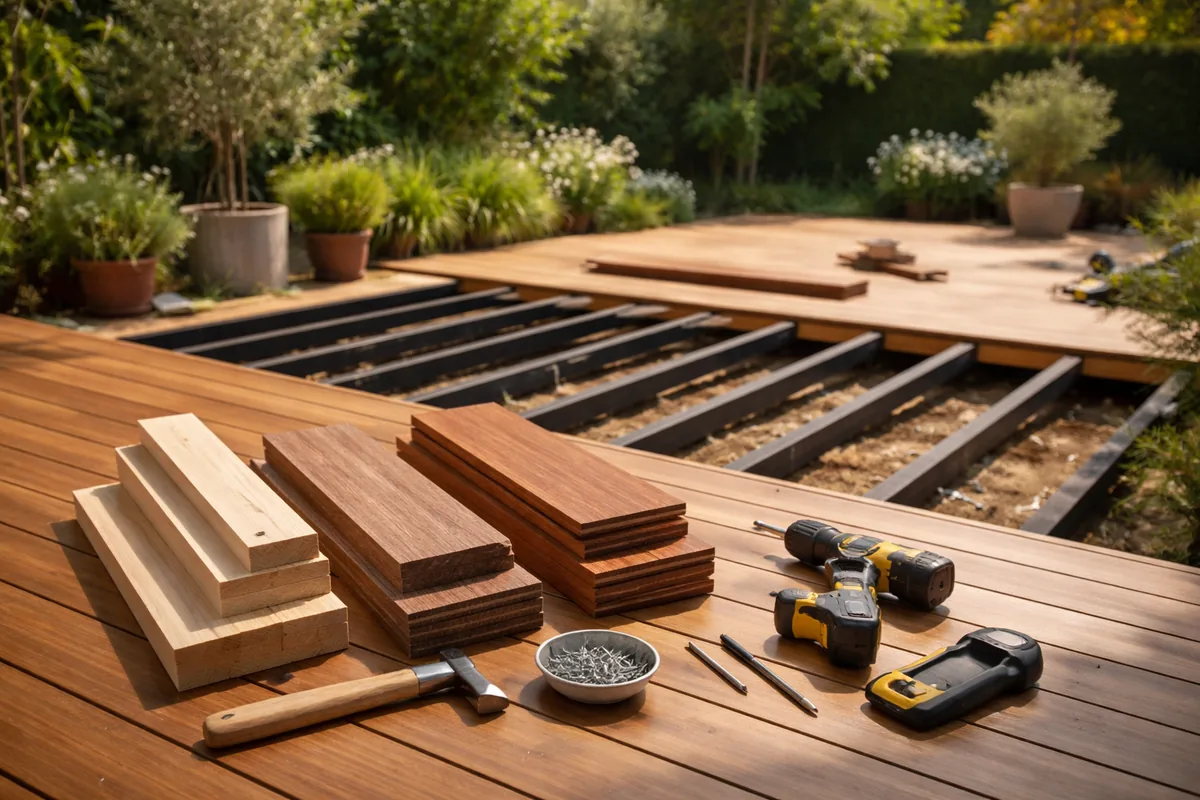 Comment choisir des matériaux pour construire une terrasse en bois