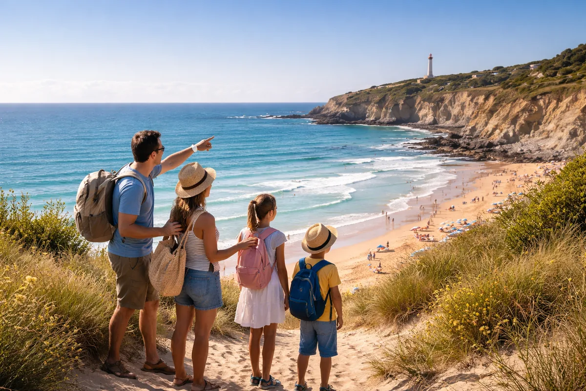Les merveilles de la côte atlantique à explorer en famille