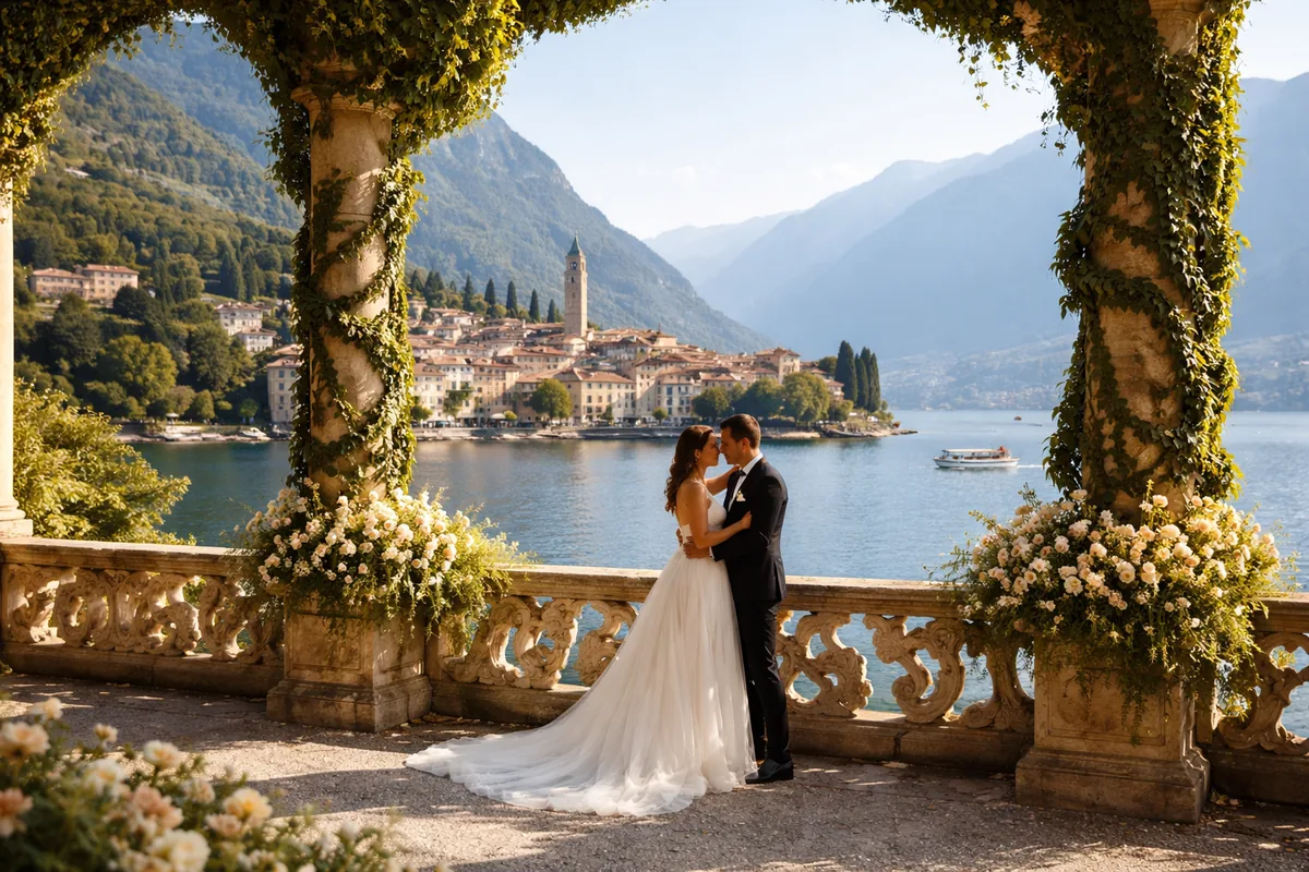 Quel est l'impact du choix d'une ville historique sur votre mariage sur mesure au lac de Côme
